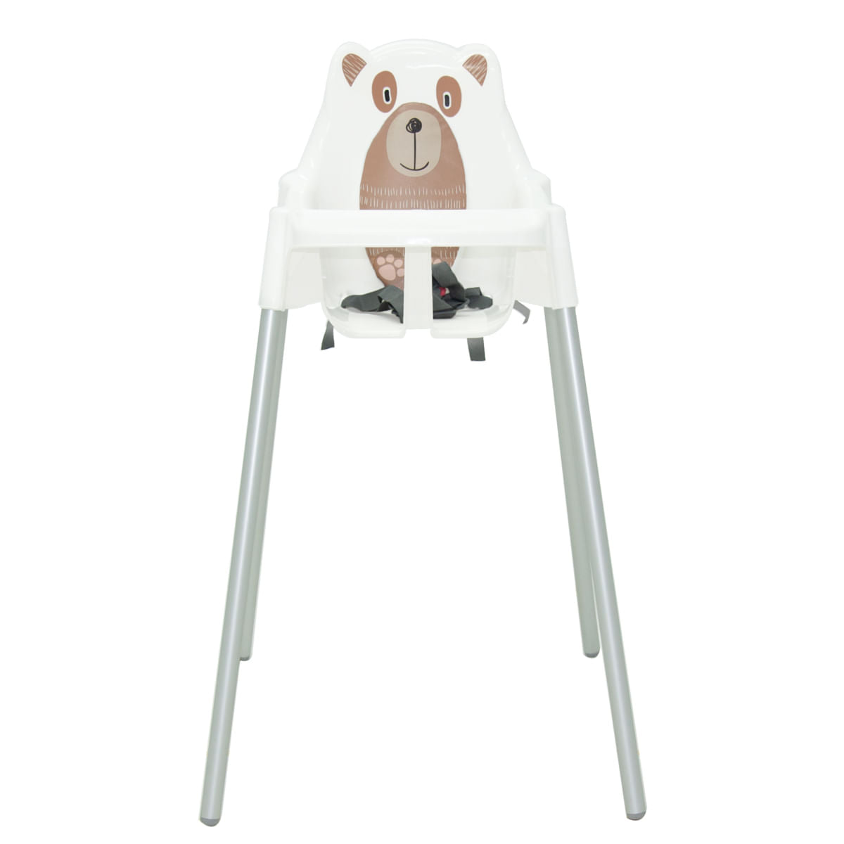 Cadeira para Refeição Infantil Tramontina Teddy em Polipropileno Branco