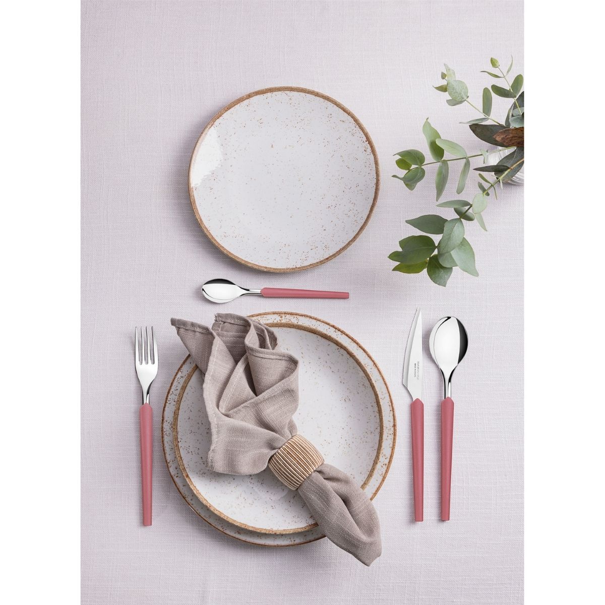 Aparelho de Jantar Tramontina Rústico Marrom Porcelana 20 Peças