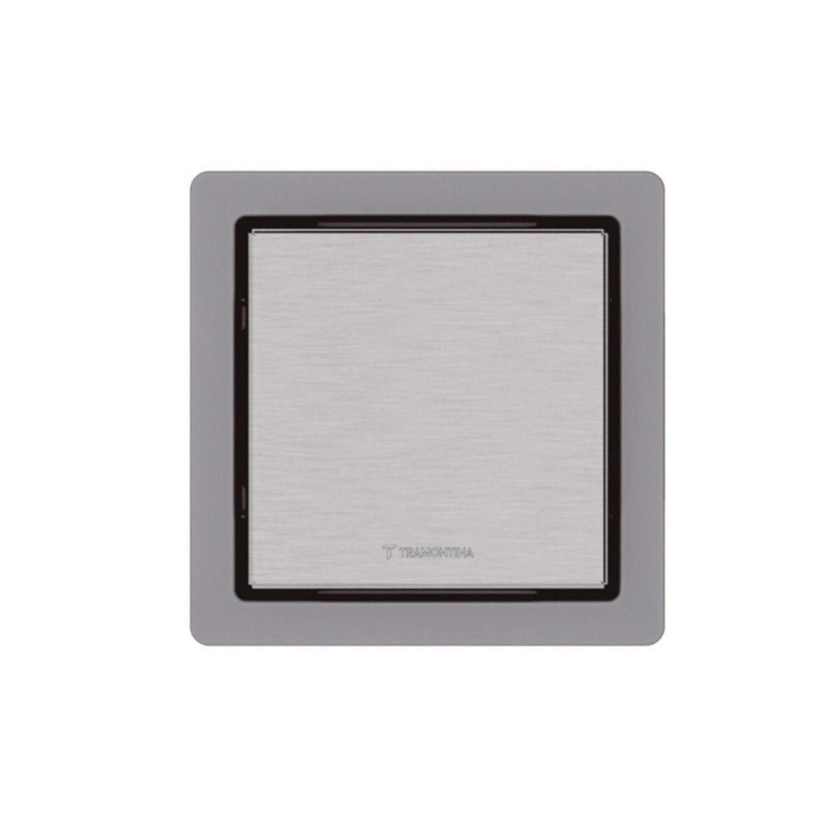 Ralo Neo Square Tramontina em Aço Inox 10 x 10 cm