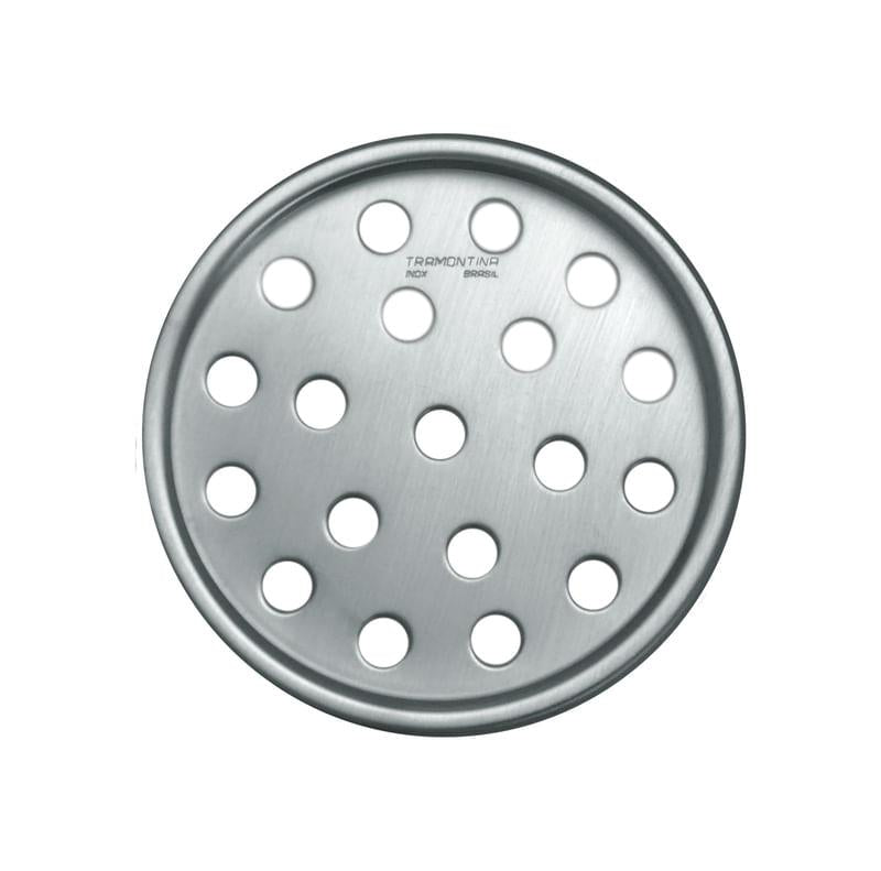 Ralo Simples Redondo Aço Inox Acetinado 10cm Tramontina 94535000