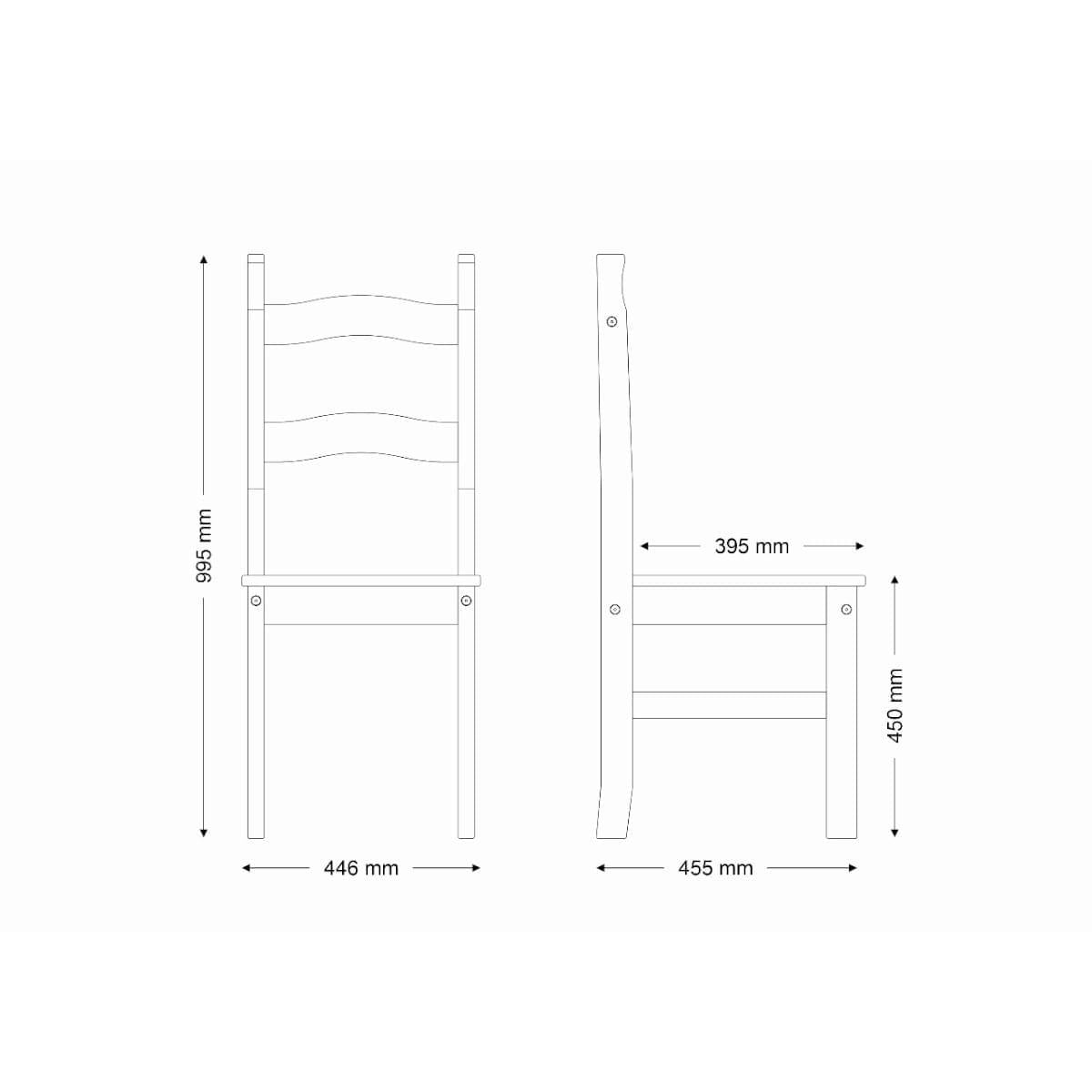 Conjunto Sala de Jantar Mesa 150x80 cm 6 Cadeiras Madeira Marin Brasil