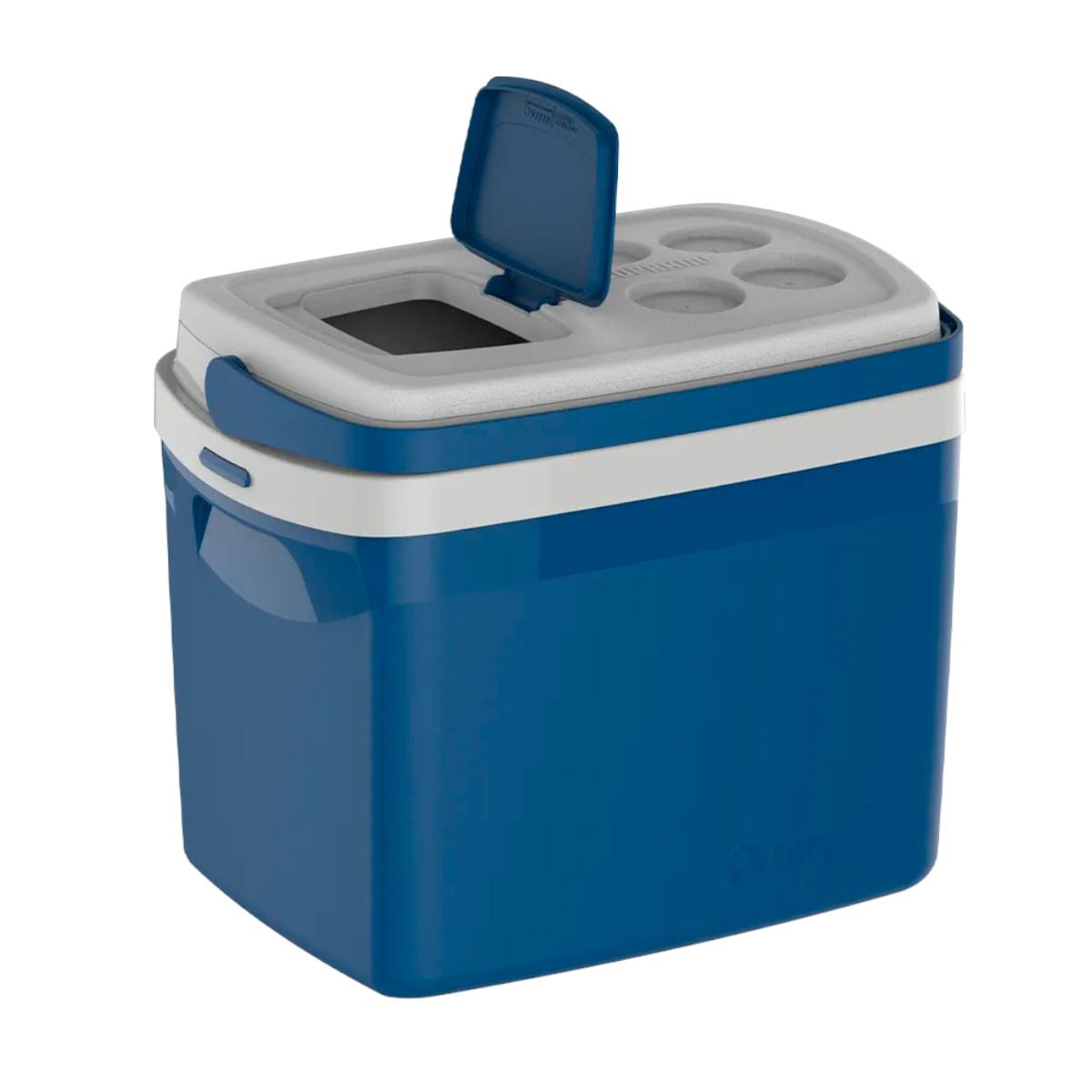 Caixa Térmica Tropical 32 Litros Azul Soprano