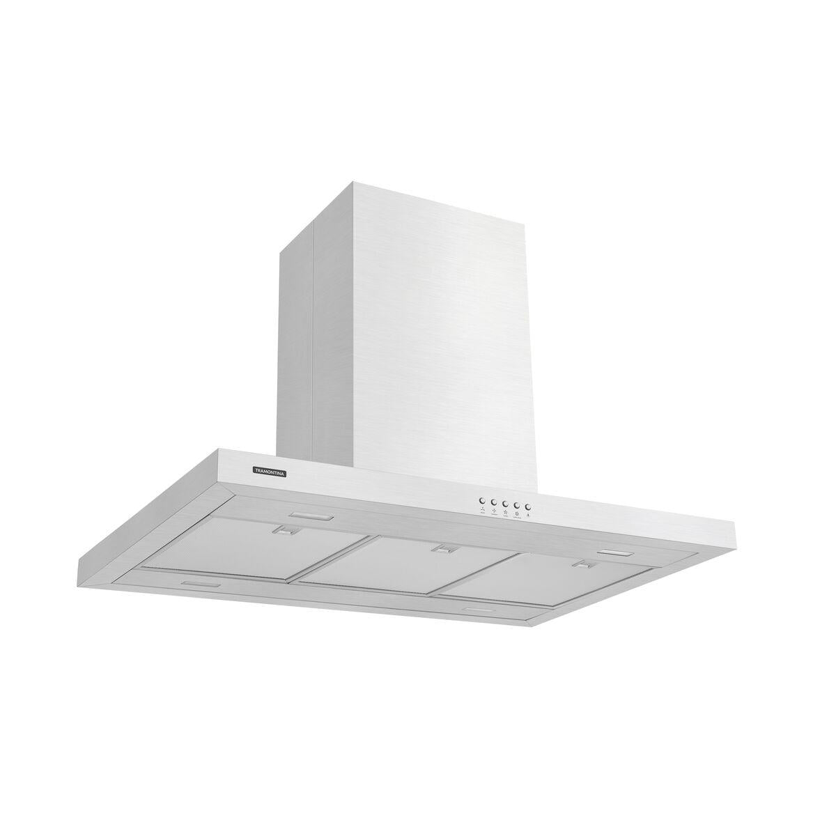 Coifa de Ilha Tramontina New Dritta Isla em Aço Inox 90 cm 127 V