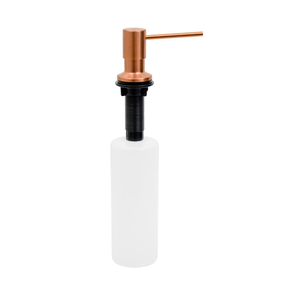 Dosador de Sabão Tramontina em Aço inox Rose Gold com Recipiente Plástico 500 ml com revestimento PVD