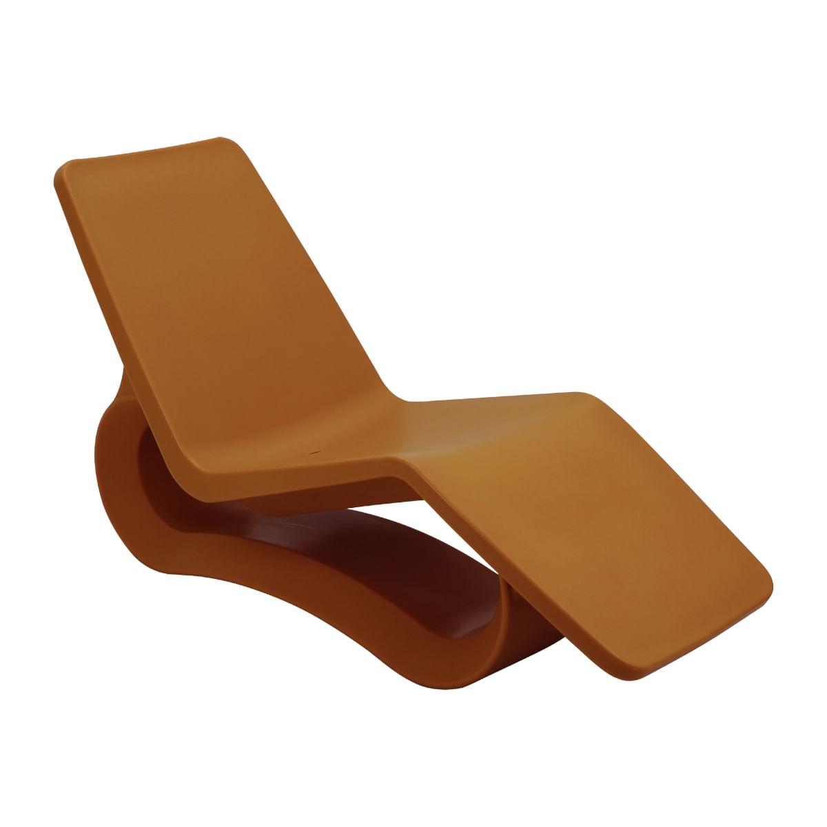Espreguiçadeira Chaise Tramontina Octo em Polietileno Amarelo Tucano