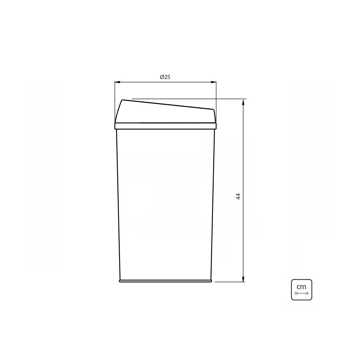 Lixeira Inox Tramontina Easy 12 L Automática com Sensor OUTLET 94900435