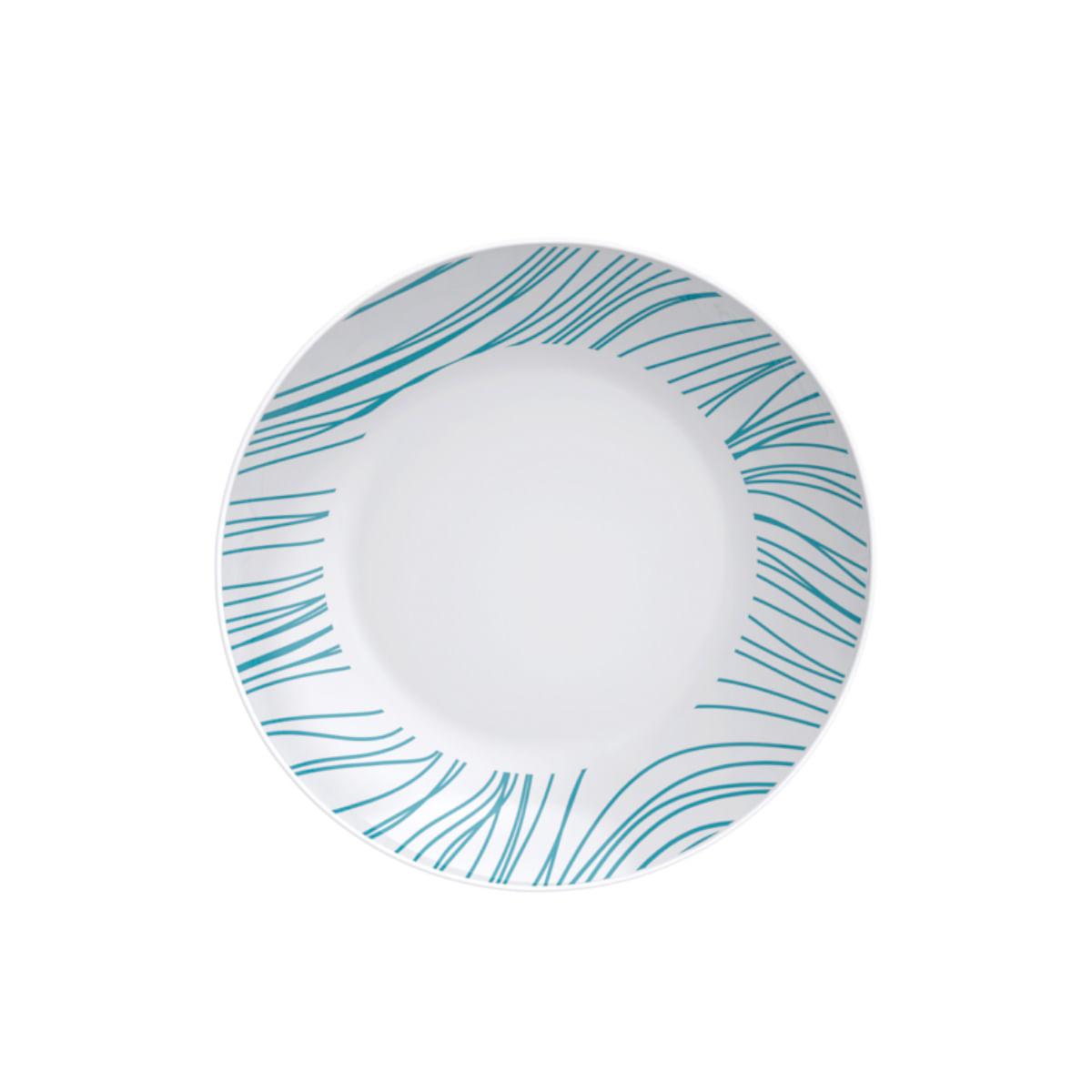 Jogo de Pratos Tramontina Clarice em Porcelana Decorada 12 Peças
