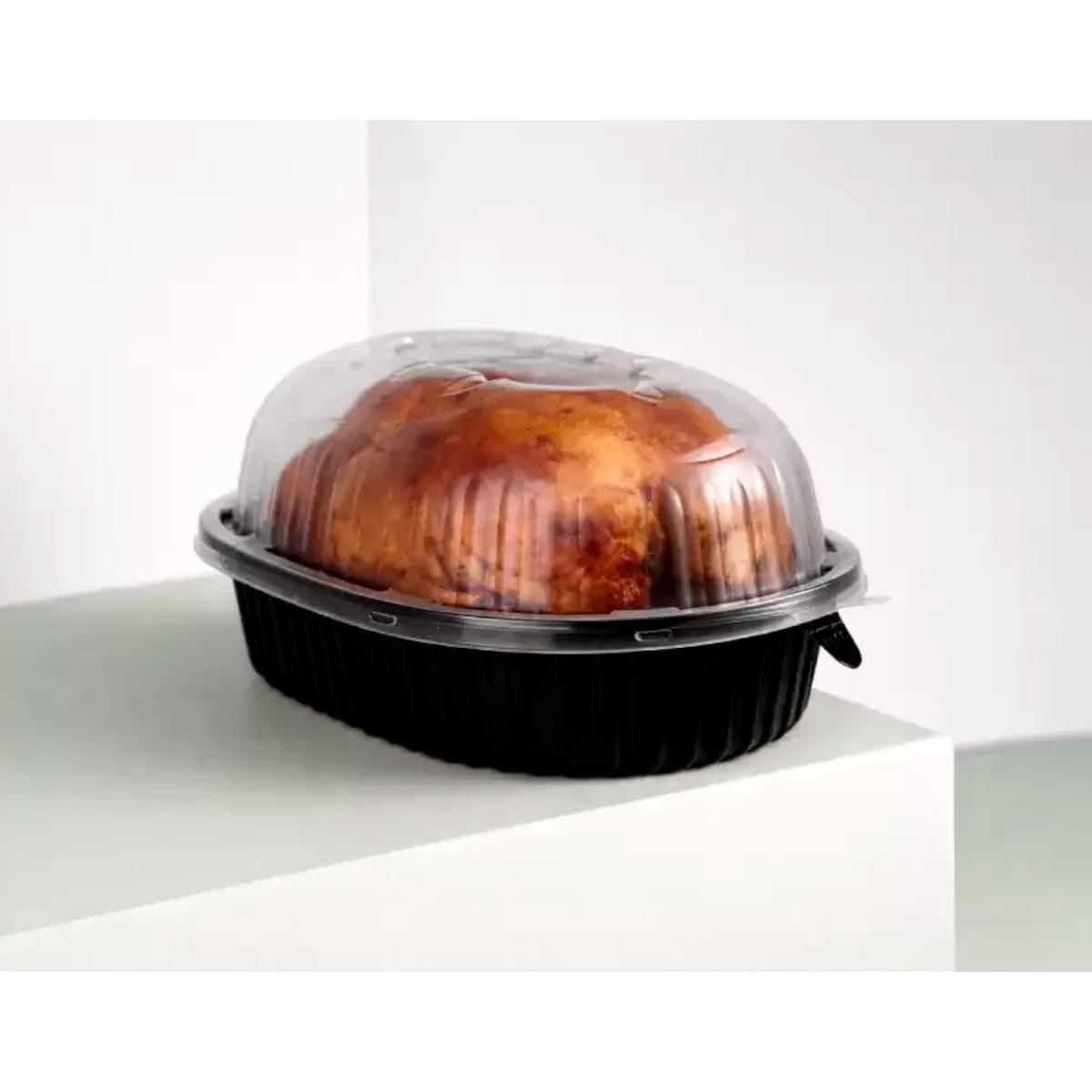 100un Embalagem Plástica para Frango G101 Preto Galvanotek