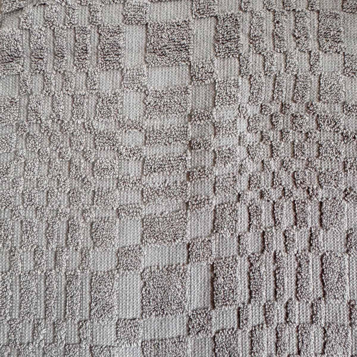 Toalha de Rosto Karsten Layla Cinza 48x70 cm