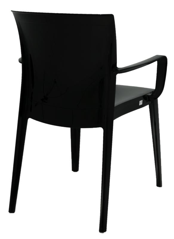 Cadeira Victória com braços preta Tramontina 92044009