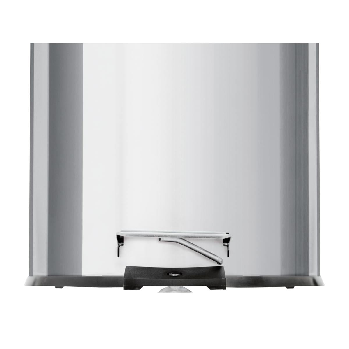 Lixeira Inox com Pedal Tramontina Brasil 5 L com Acabamento Polido e Balde Interno