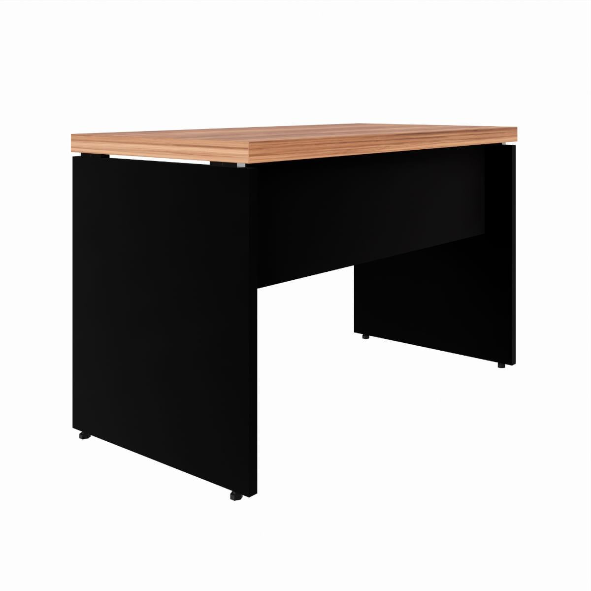 Mesa para Escritório 120x60 cm Nogal Preto Fosco Marin Brasil
