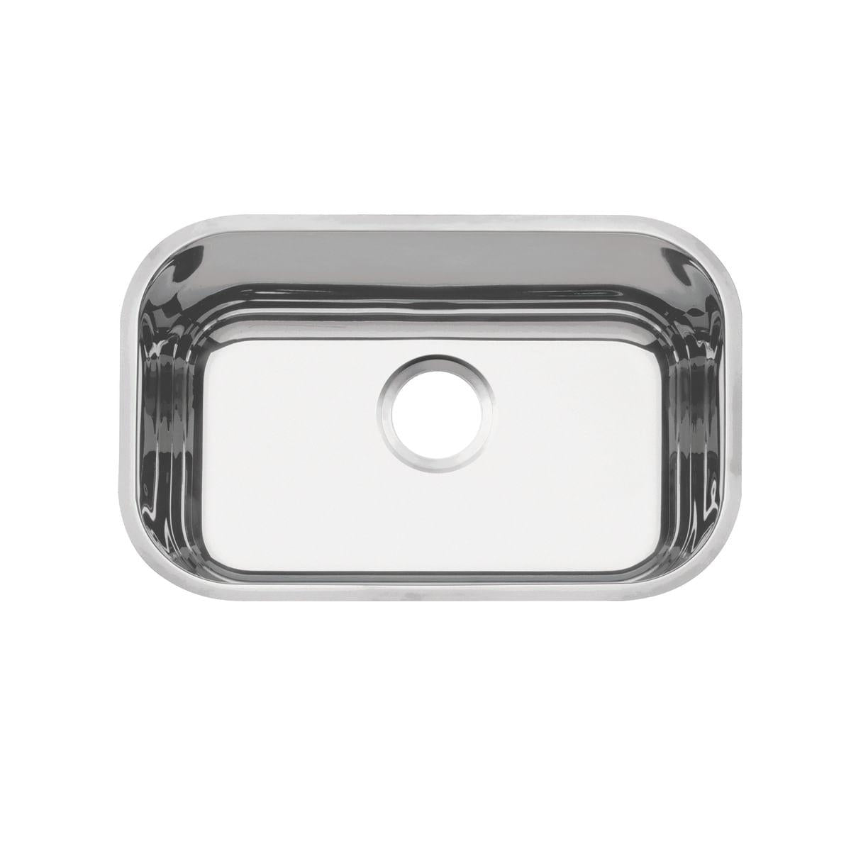 Cuba n.1 Tramontina 47 x 30 x 14 cm Lavínia 47 BL Perfecta em Aço Inox 304 Polido Sem Válvula