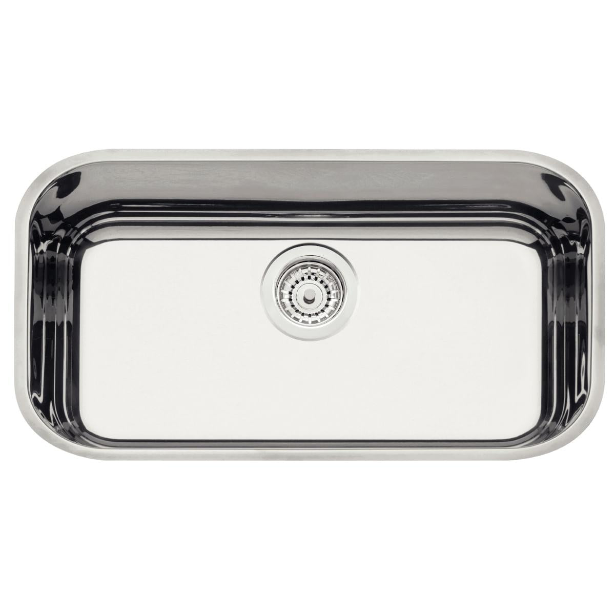 Combo Cuba n.2 Lavínia Prime em Aço Inox Alto Brilho 56 x 34 x 17 cm + Lixeira de Embutir 5 L Tramontina 94024272