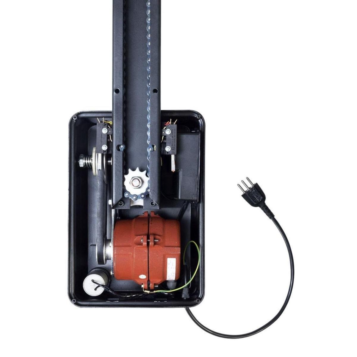 Kit Motor Portão Basculante Automático Lifter C250 Contel 220V 500kg 1,5m 2 Controles