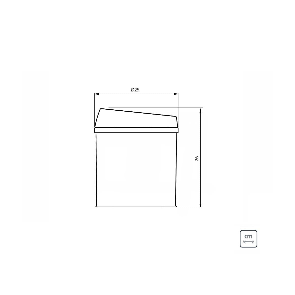 Lixeira Inox Tramontina Easy 6 L Automática com Sensor e Acabamento Polido 94543006