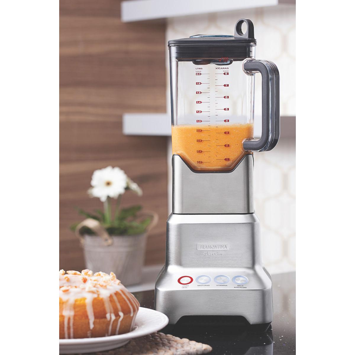 Liquidificador Tramontina by Breville Gourmet Pro em Alumínio Fundido com Copo Tritan 900 W 2 L