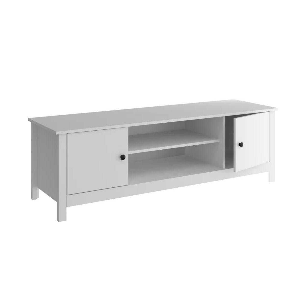 Rack para TV 2 Portas 150x44x47 cm Branco Ditália