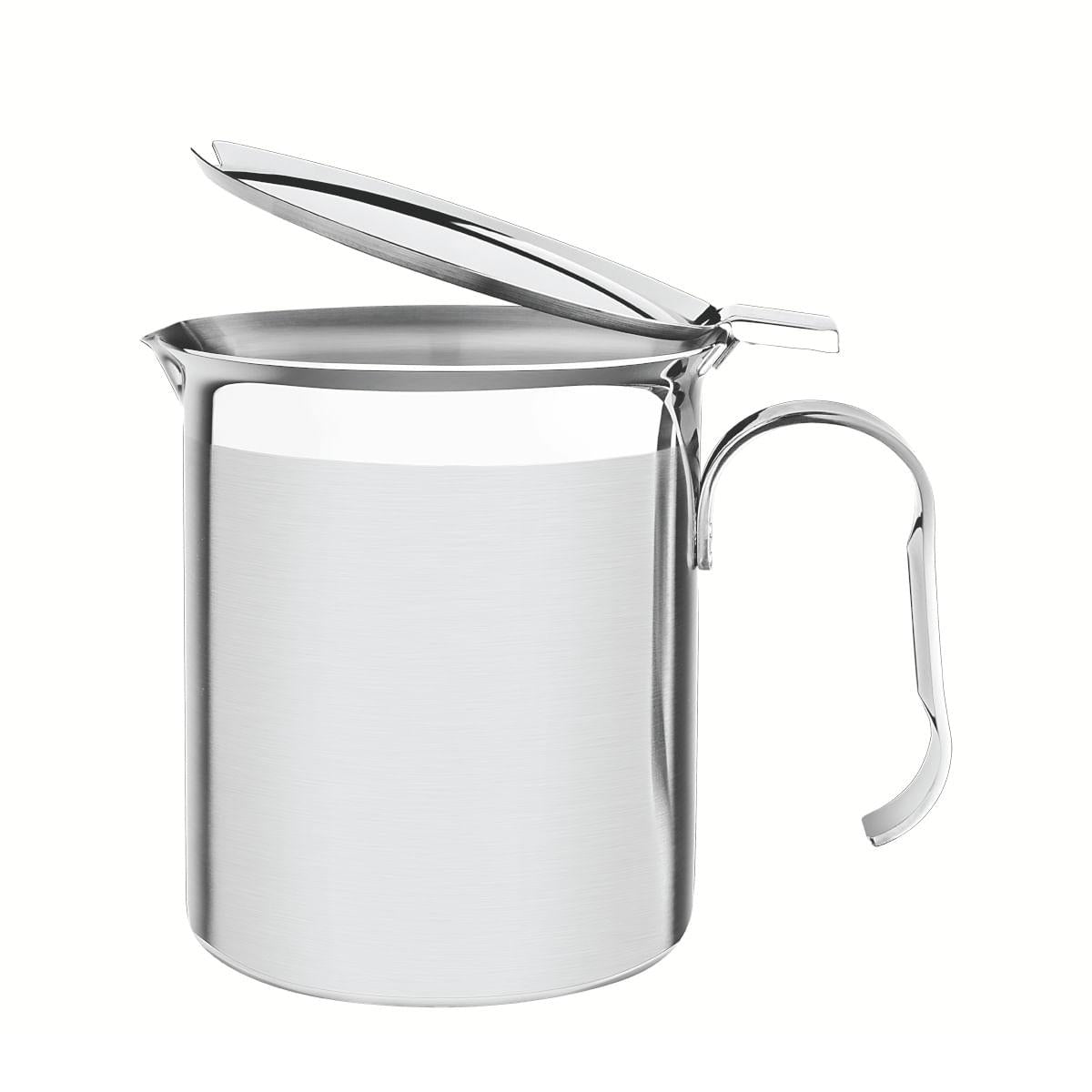 Jarra Tramontina Buena para Água em Aço Inox com Tampa 12 cm 2,1 L