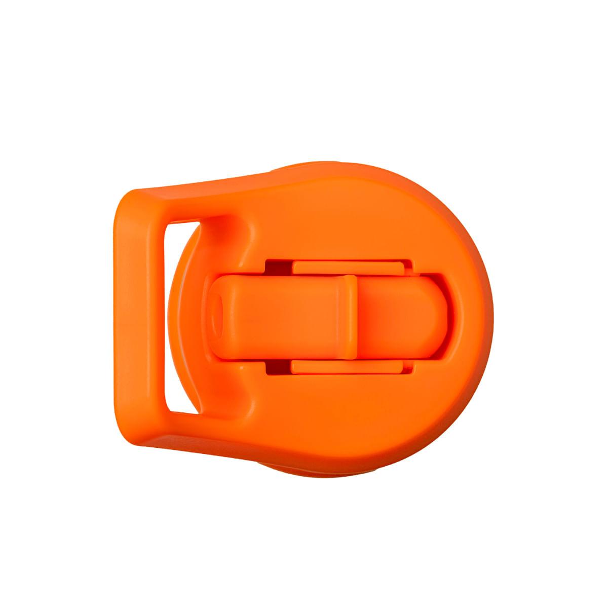 Garrafa Térmica Tramontina 650 ml Laranja com Canudo