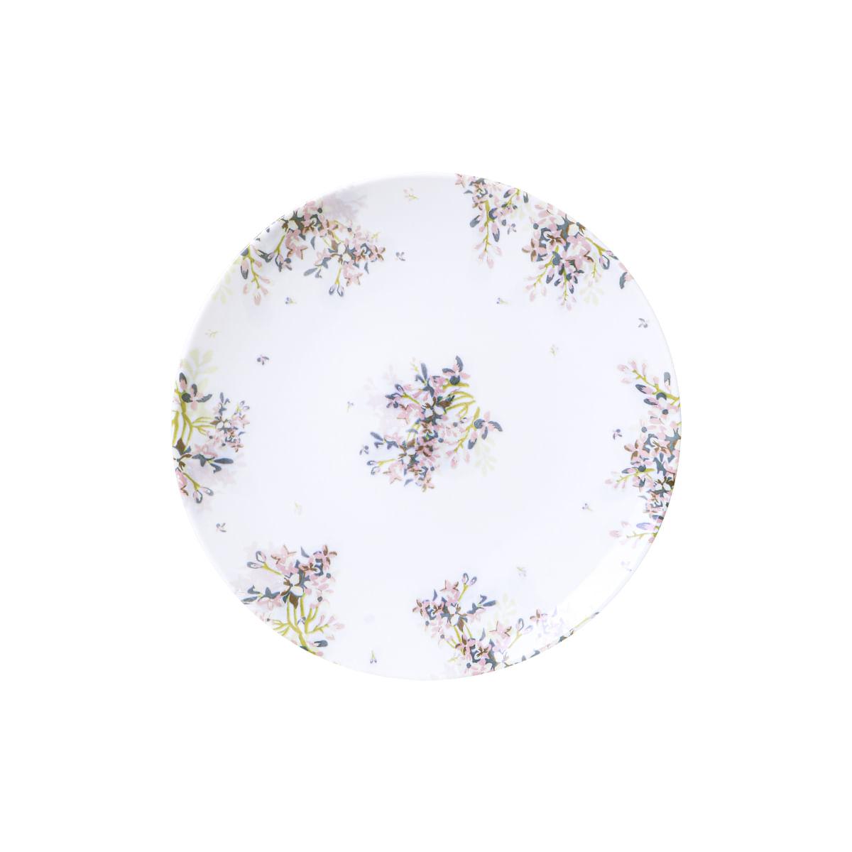 Aparelho de Jantar Tramontina Fogli em Porcelana Decorada 20 Peças