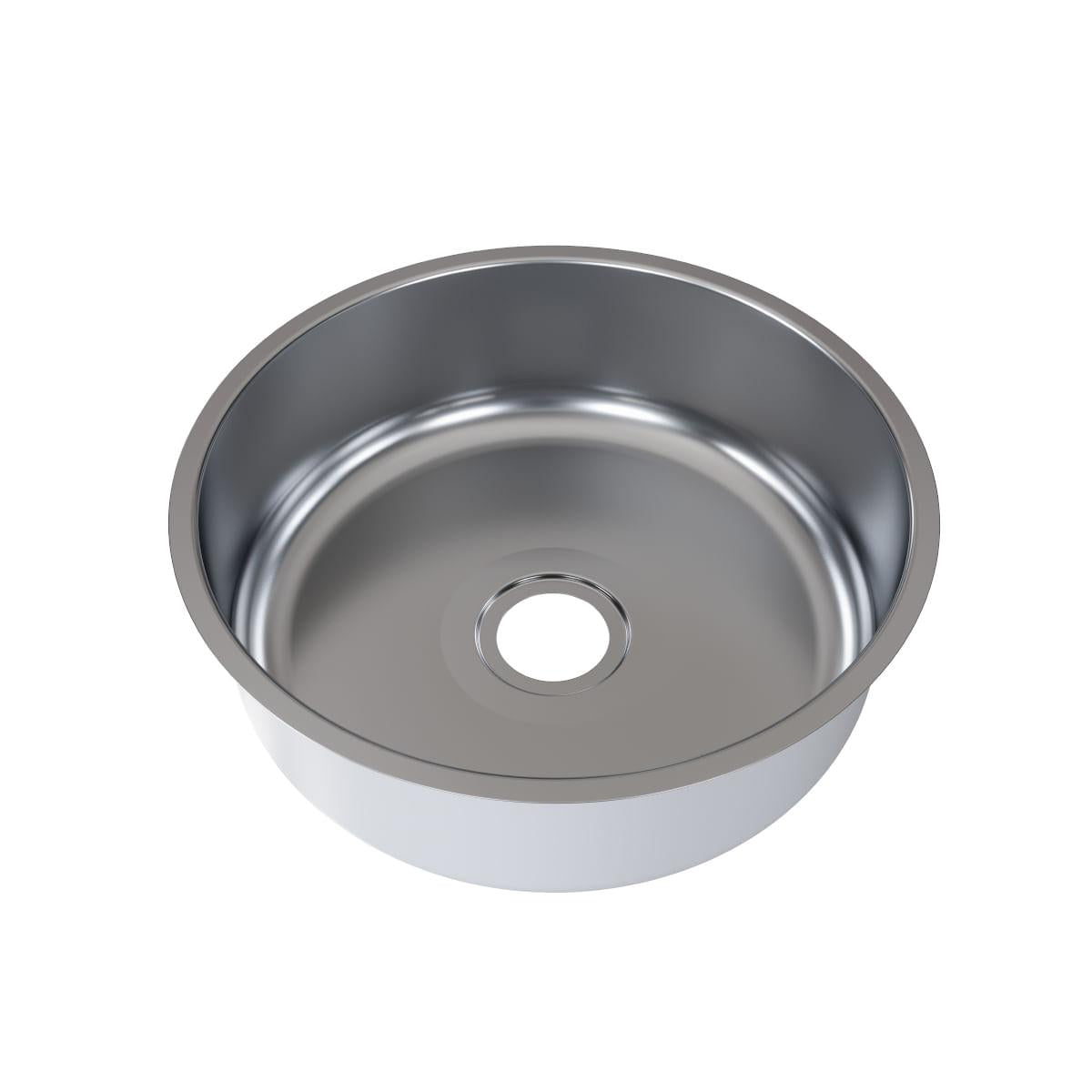 Cuba de Embutir Docol Riva 38x14 cm em Aço Inox Acetinado Sem Válvula