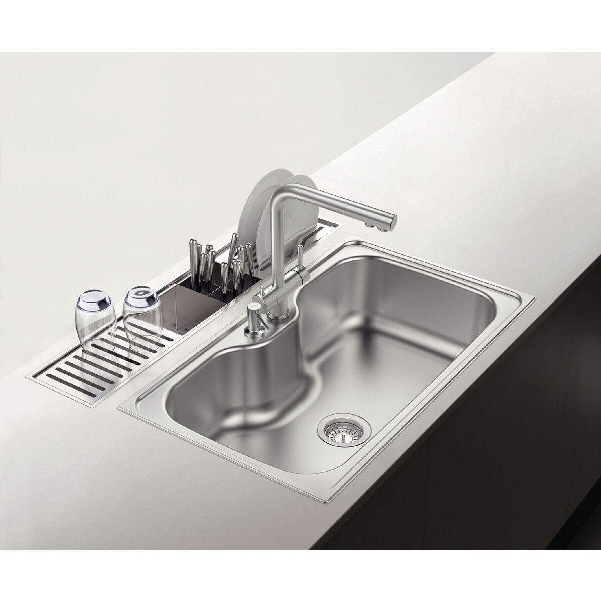 Canal Organizador Tramontina Aço Inox Acetinado 90x18cm com Acessórios