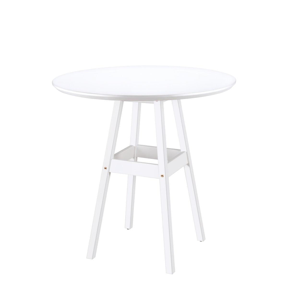 Mesa de Madeira Pub Tramontina 80 x 80 cm Branca 91454080