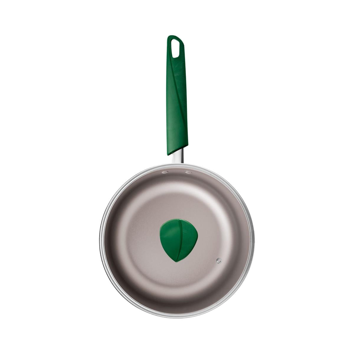 Panela Tramontina Lyf em Alumínio 16 cm 1,5 L Antiaderente Starflon Max Verde Natureza
