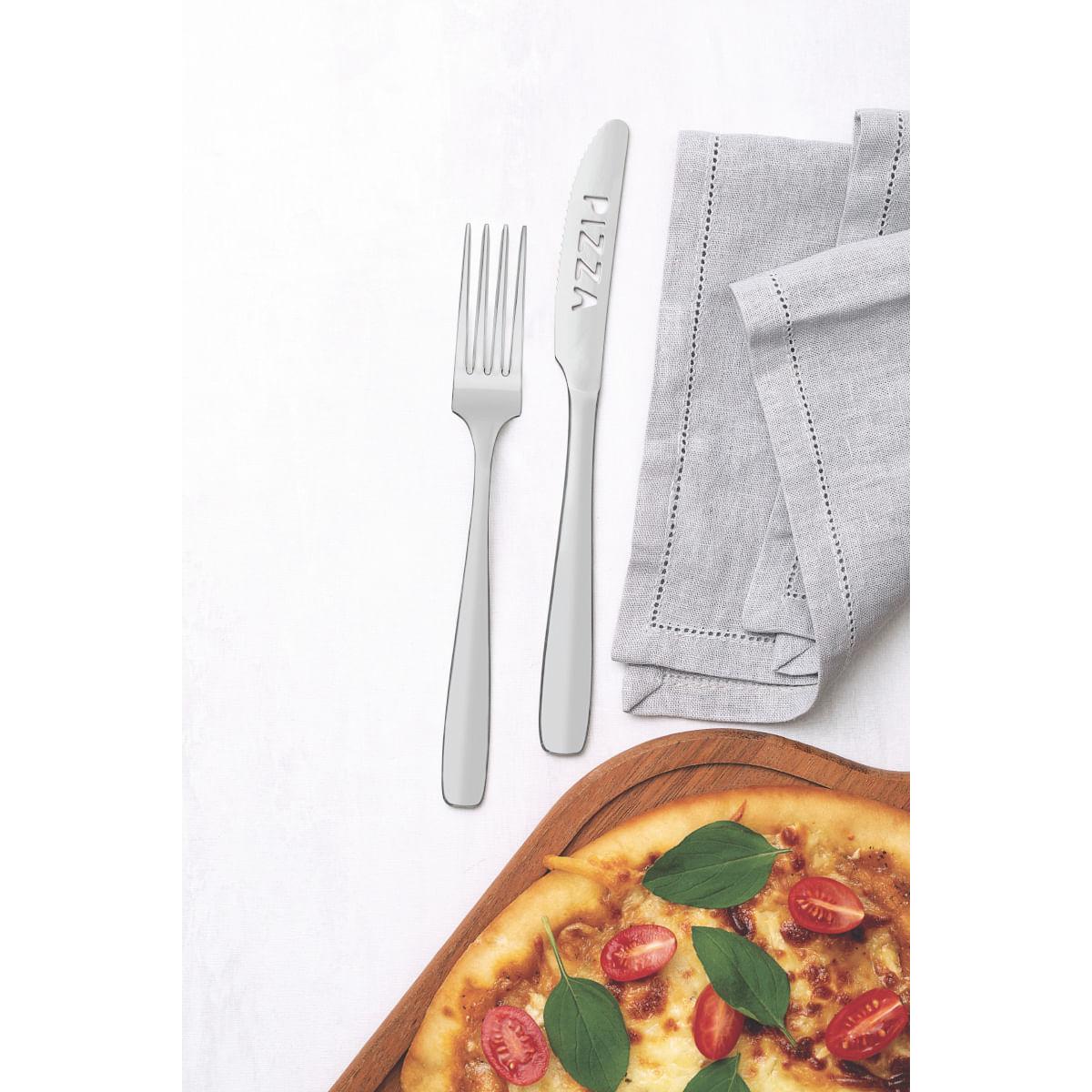 Jogo para Pizza Tramontina Amazonas em Aço Inox 2 Peças