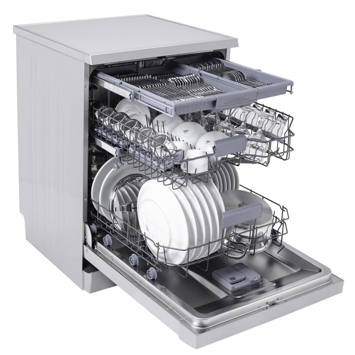 Lava-Louças Tramontina Inox 15 Serviços S15X 60 com 8 Programas e 6 Funções 220 V