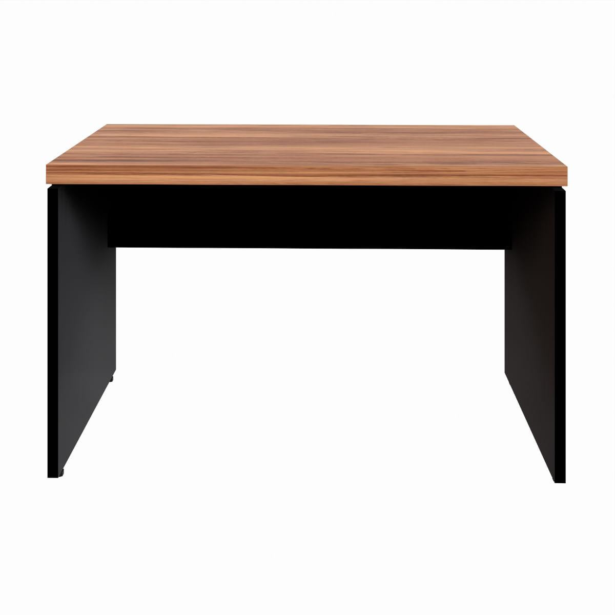 Mesa para Escritório 120x60 cm Nogal Preto Fosco Marin Brasil