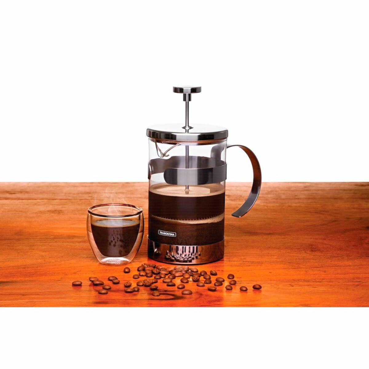 Conjunto de Xícaras Tramontina para Café 0,11 L com Vidro Duplo 2 Peças