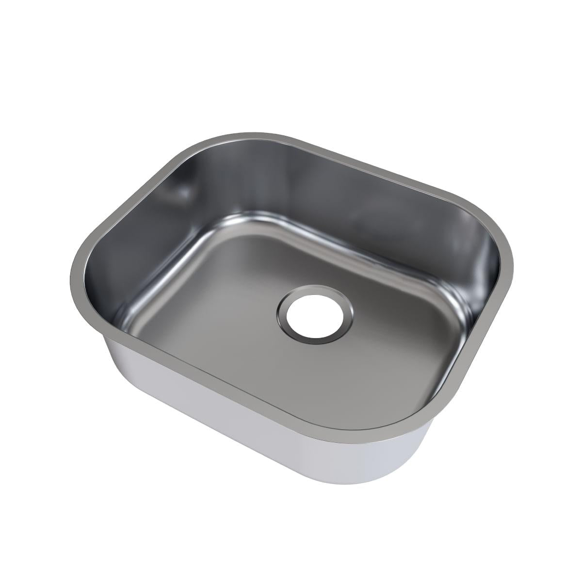 Cuba de Embutir Docol 40x34x14,5 cm Riva em Aço Inox Acetinado Sem Válvula