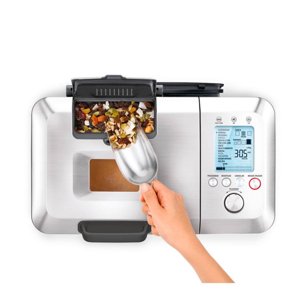 Panificadora Tramontina by Breville Pan Express em Aço Inox com Timer 220 V