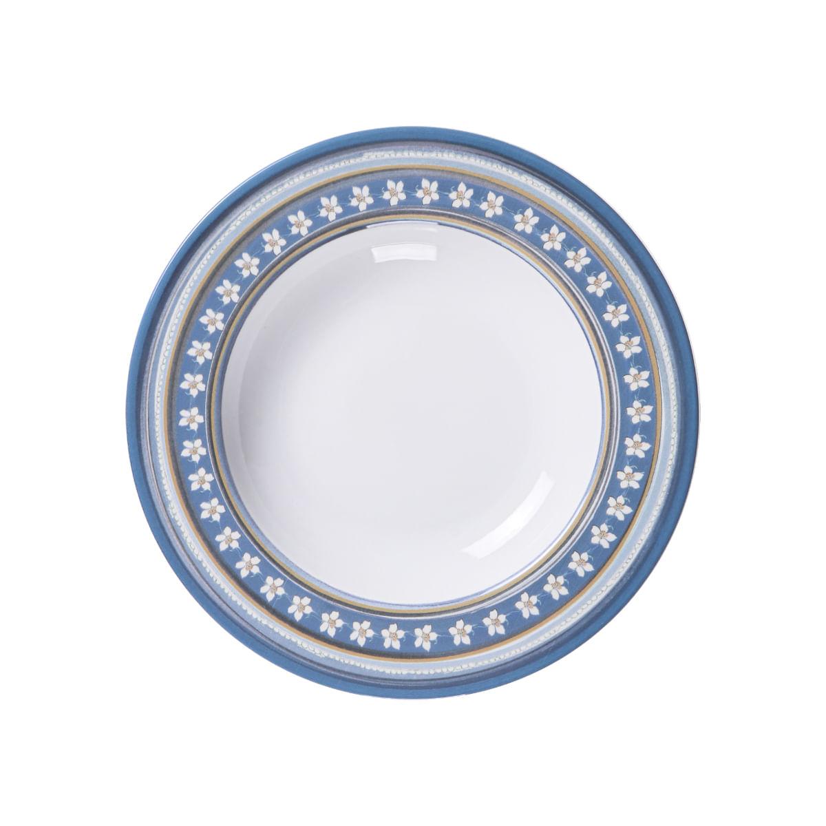 Aparelho de Jantar Tramontina Nix em Porcelana Decorada 30 Peças