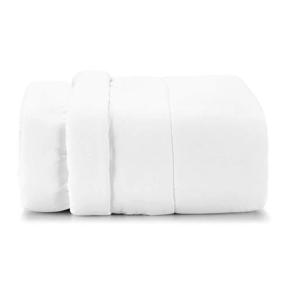 Edredom Solteiro 180 Fios Karsten 100% Algodão 180x240 cm Liss Branco
