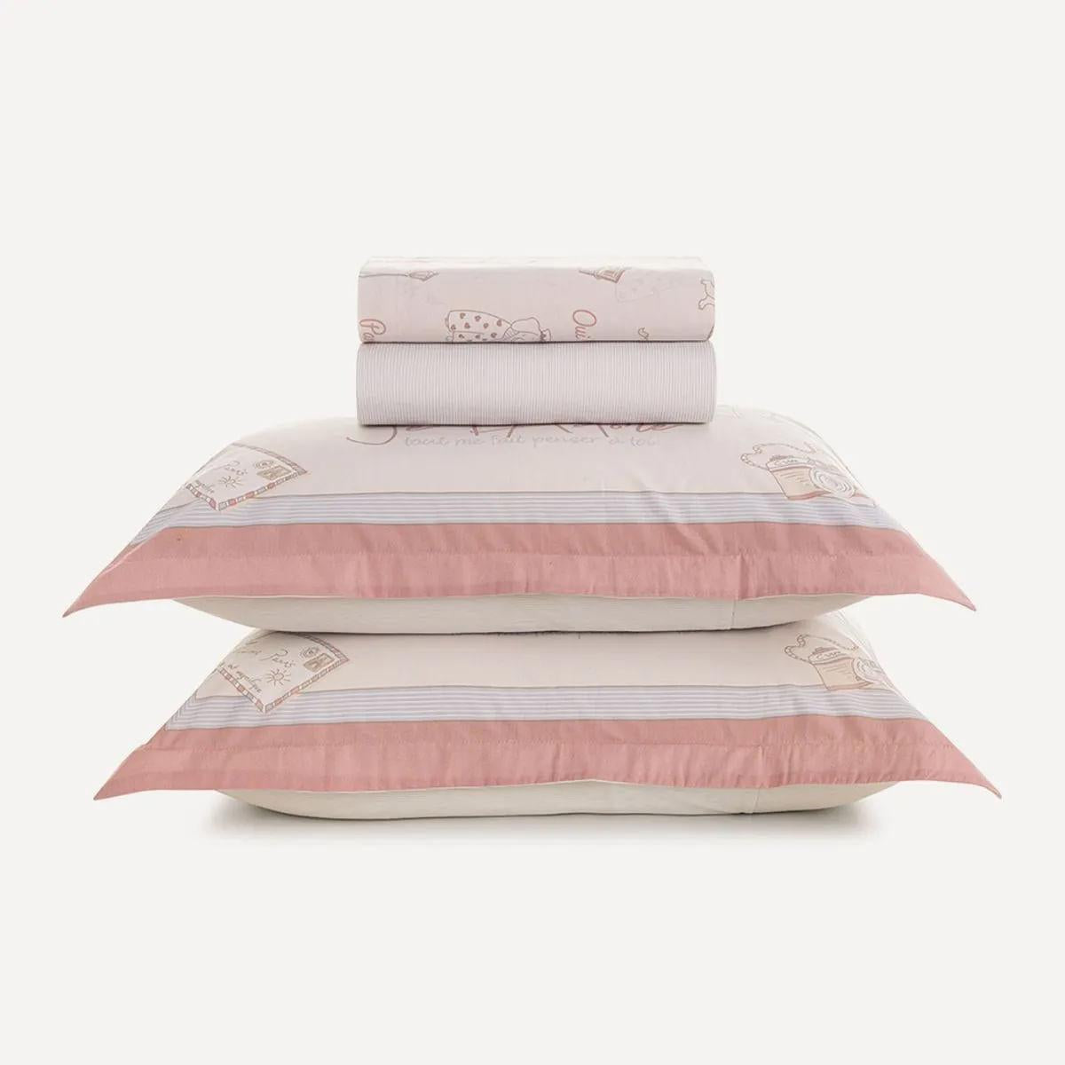 Jogo de Cama Casal Karsten Infantil Jolie 220x250cm 100% Algodão