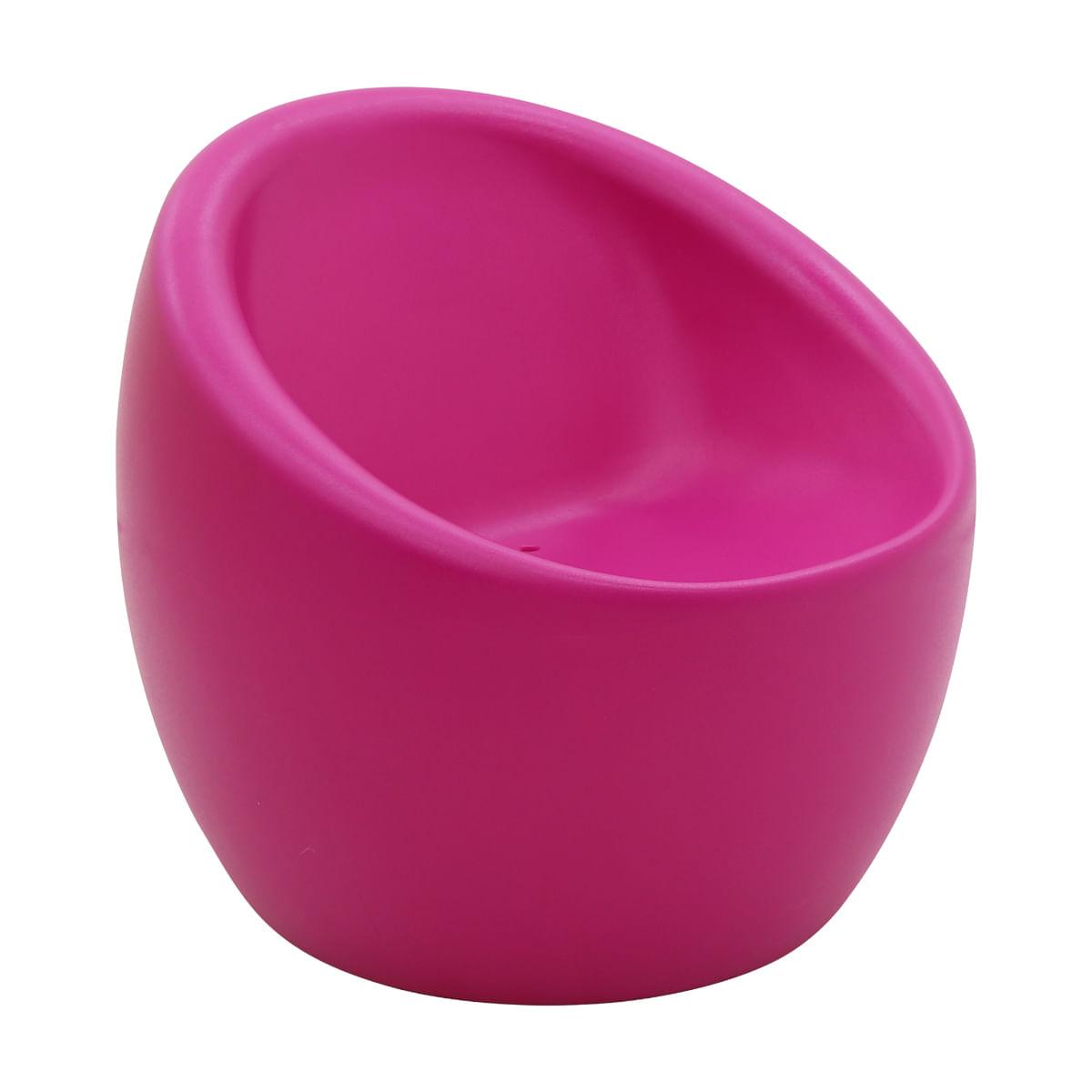 Poltrona Tramontina Oca em Polietileno Hot Pink