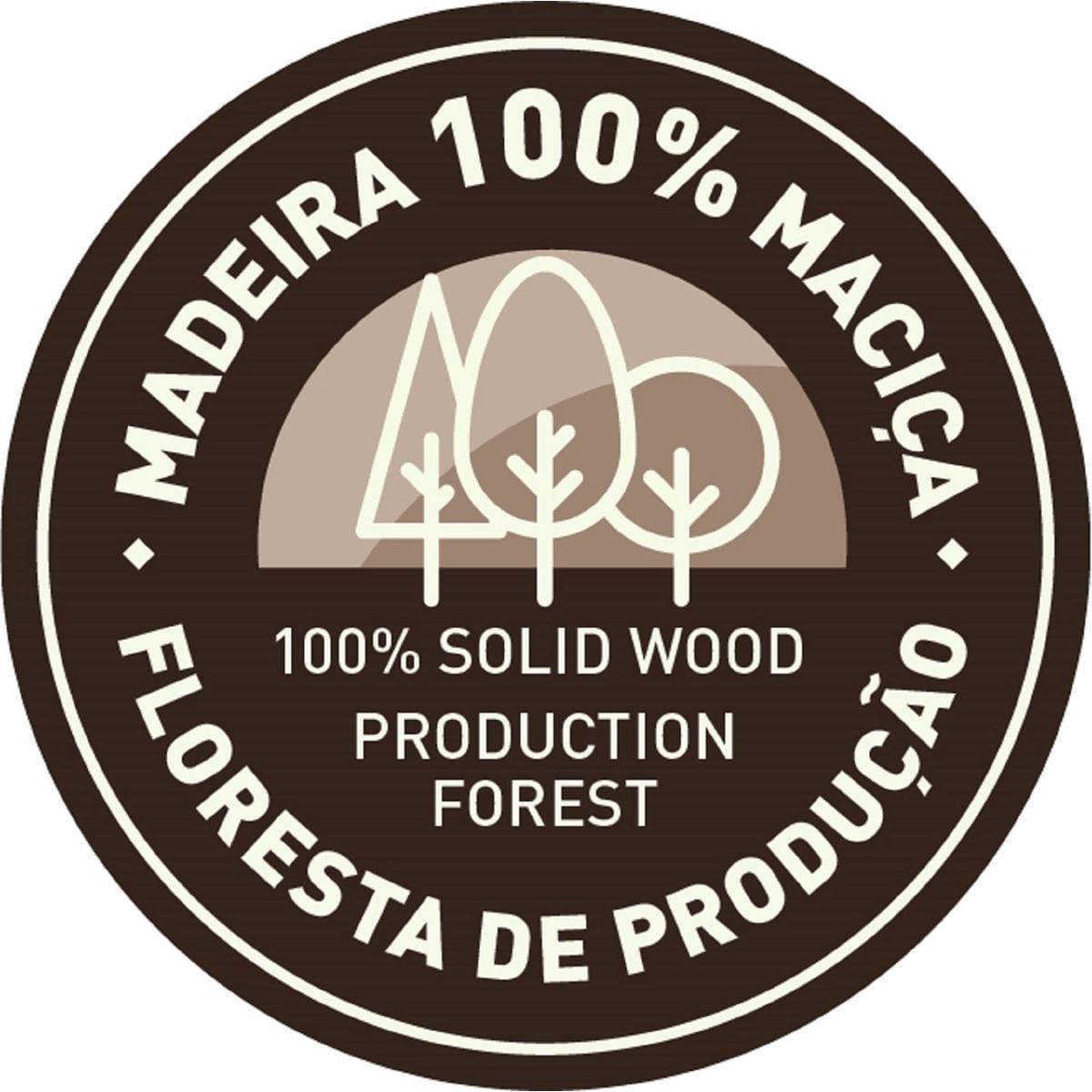 Mesa Tramontina Dobrável de Madeira Natural de Pinus 130 x 80 cm