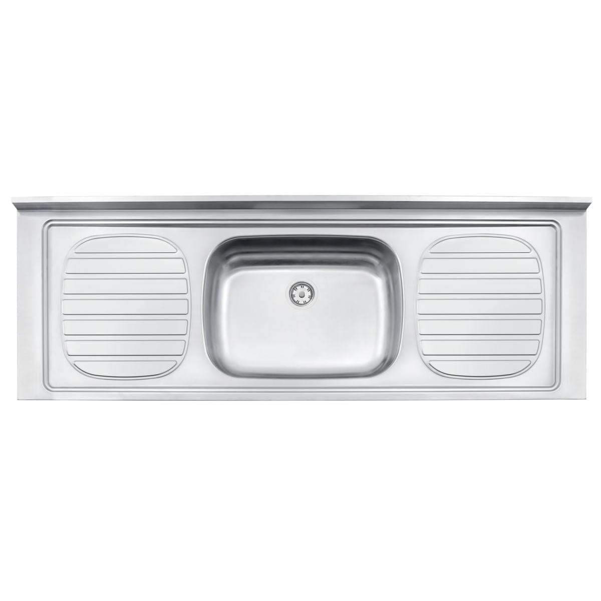 Pia de Apoio Tramontina Filo 56 em Aço Inox 160 x 55 cm Standard