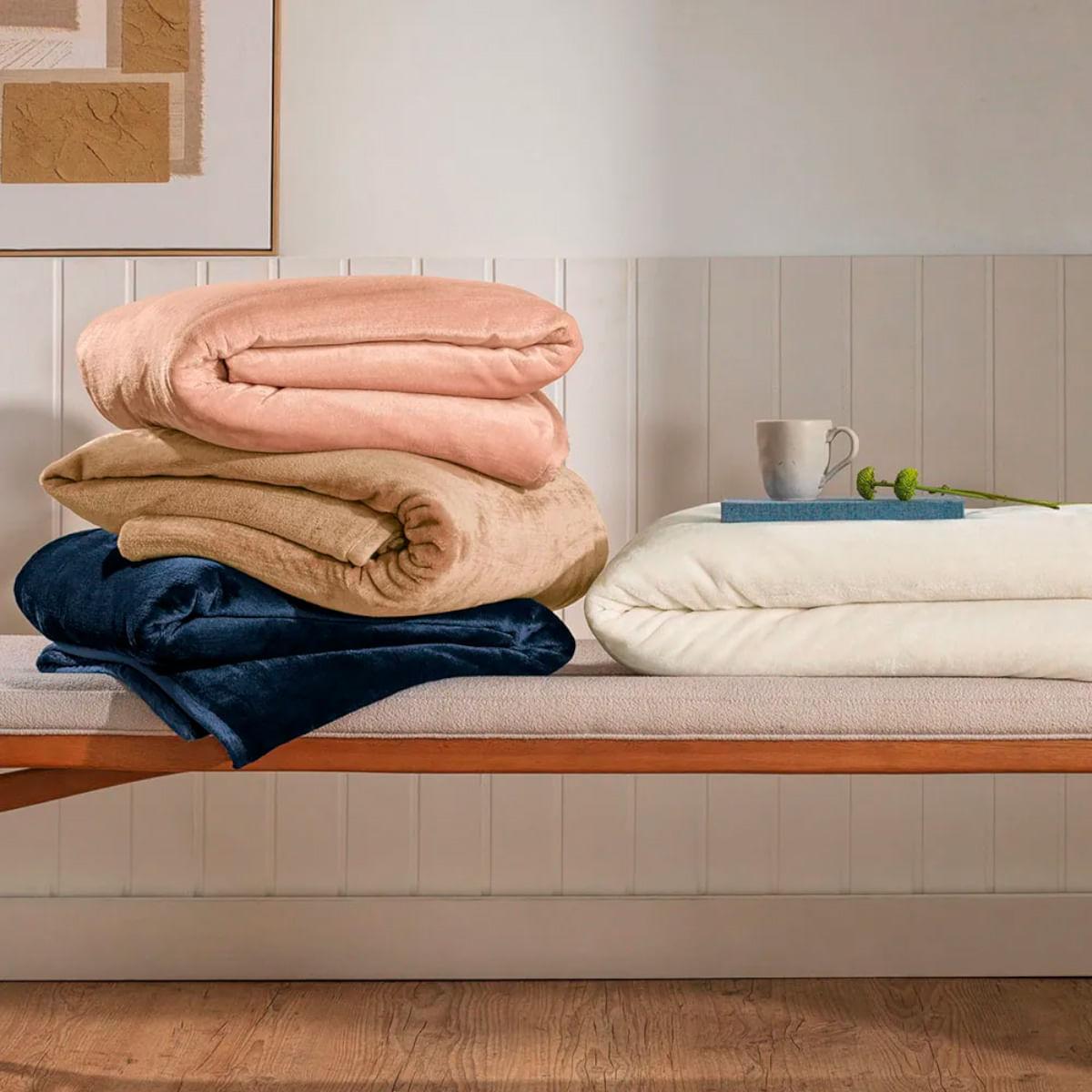 Cobertor Queen Peluciado Karsten Belmond Blush 260x240 cm