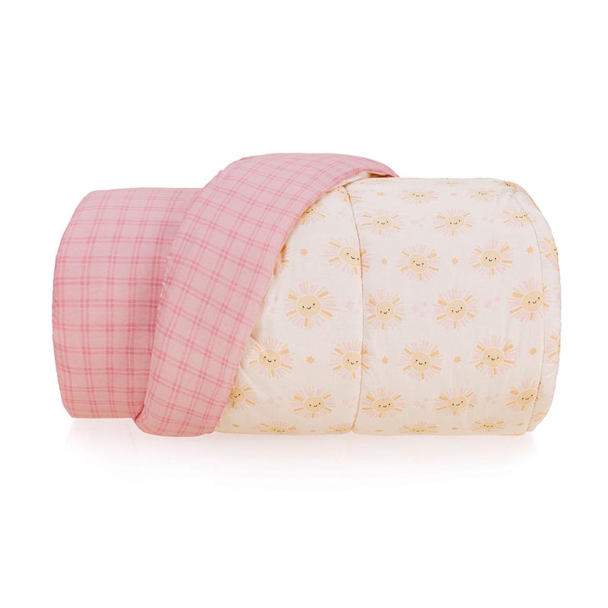 Edredom Infantil Casal Karsten 180 fios Percal 100% Algodão Nina Estampado