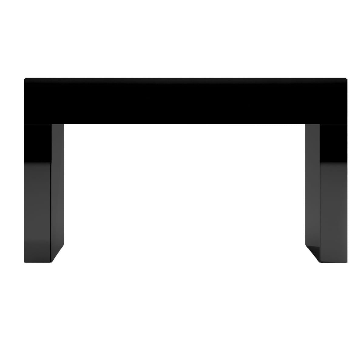 Aparador em MDF 102 cm Preto Brilho TB69 PP Dalla Costa