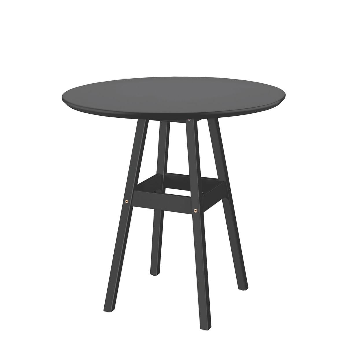 Mesa de Madeira Pub Tramontina 80 x 80 cm Preto 91458080