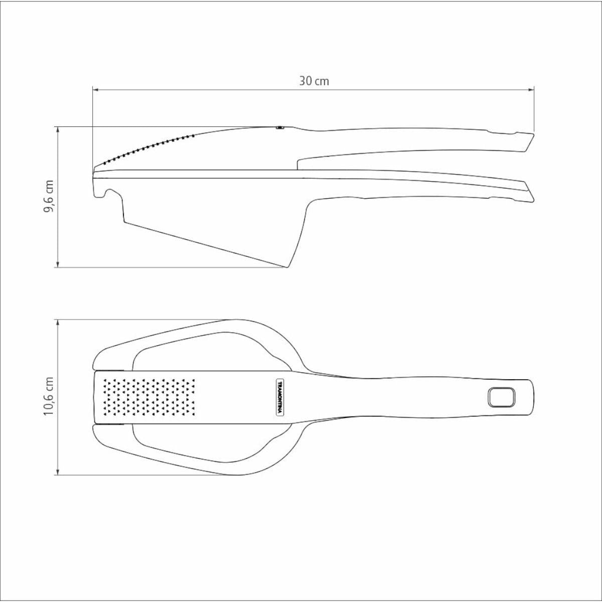 Amassador para Batatas Tramontina Verano Nylon Aço Inox Ônix
