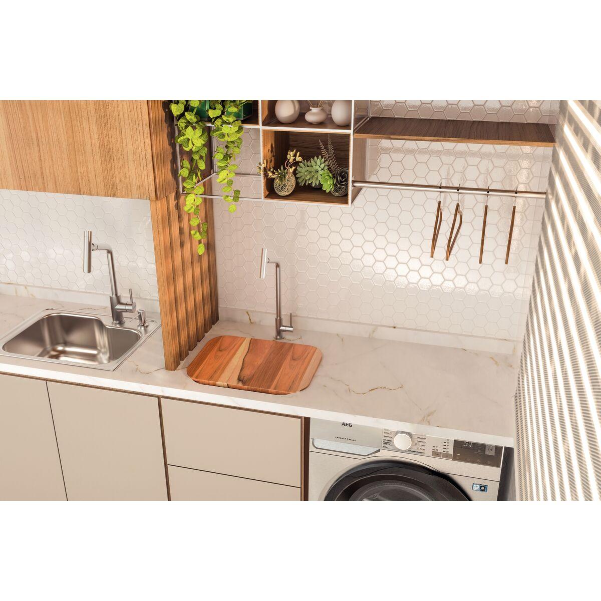 Tanque de Embutir Tramontina Compact 20 Litros em Aço Inox Acetinado 40 x 34 cm