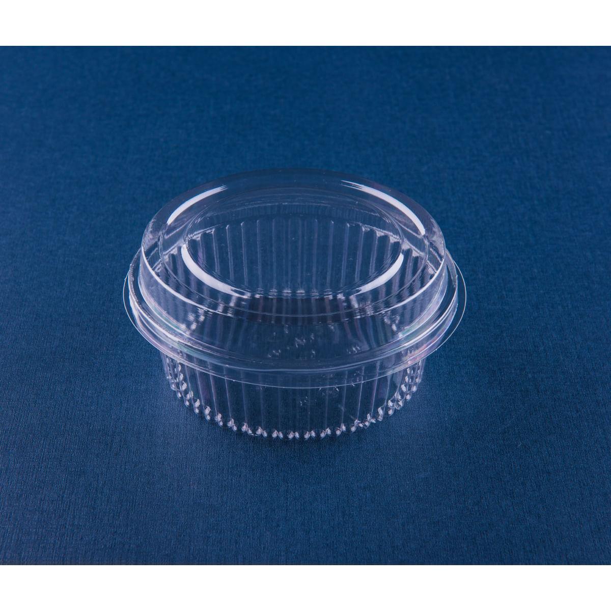 Embalagem Doce Redondo G640 Transparente 300un 170ml Galvanotek