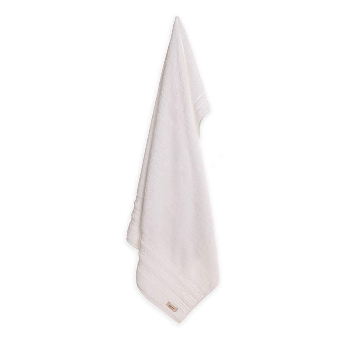 Toalha Banhão Karsten Fio Penteado 100% Algodão Suprema Branco 86x150 cm