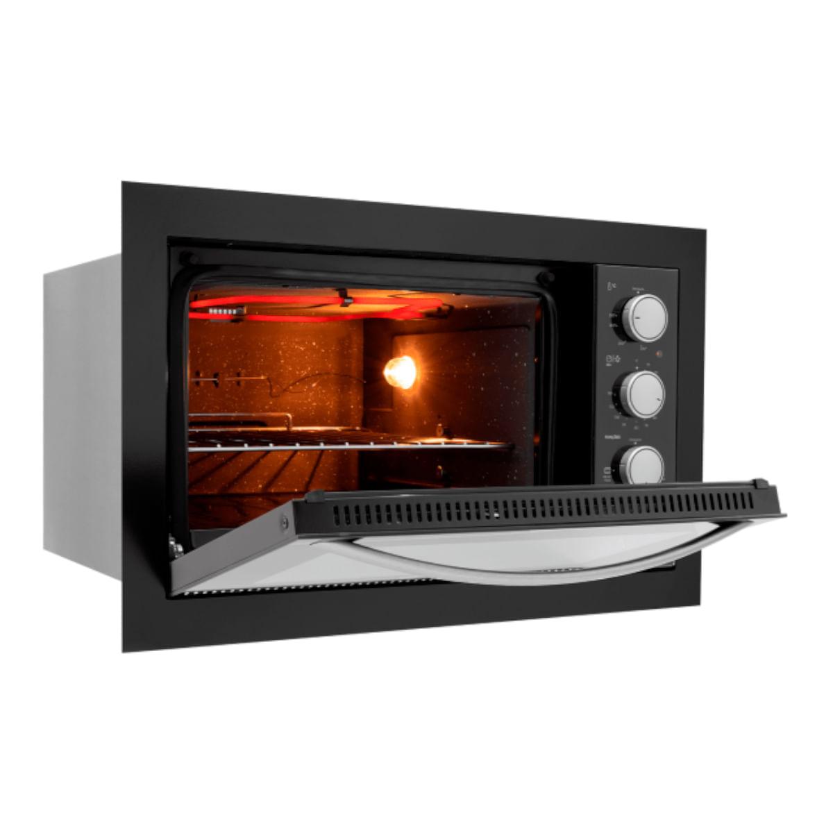 Forno Elétrico de Embutir Fischer Fit Line 48 litros 127V